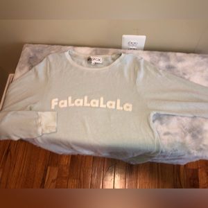 Wildfox XS S Jumper Crewneck Super Soft Christmas Sweater Falalala